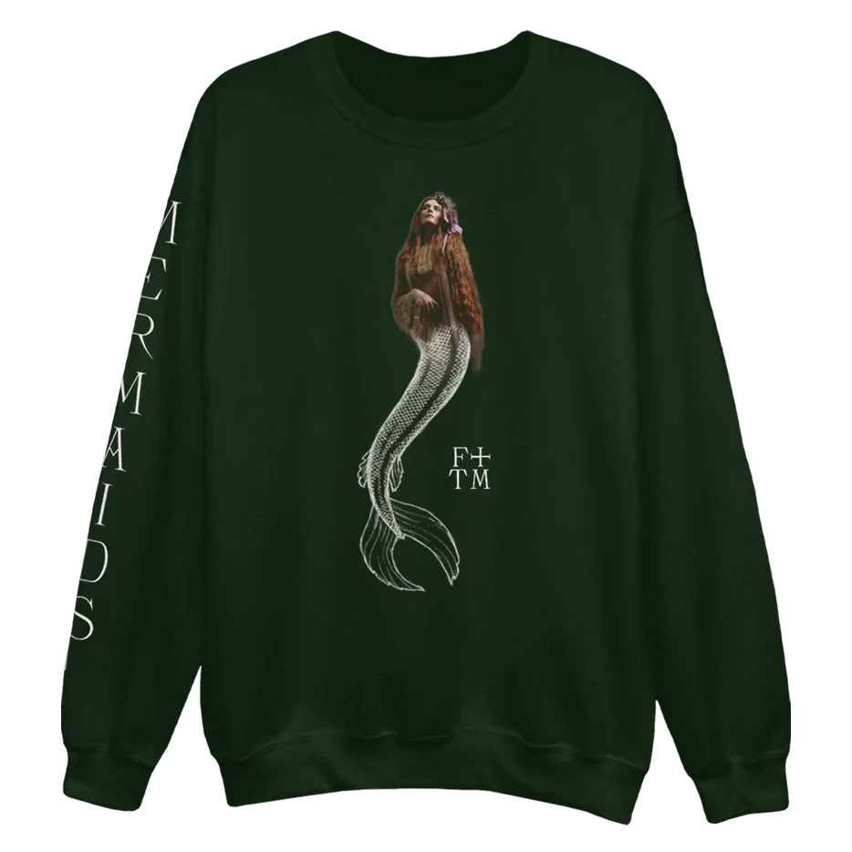 Mermaids Crew Neck in Green